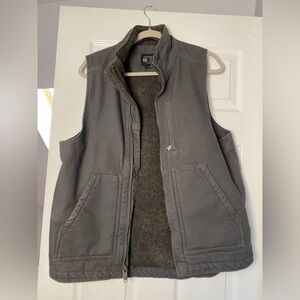 Carhartt Men's Charcoal Sherpa Vest